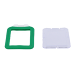 Funda protectora para tarjeta de acceso con bloqueo RFID verde