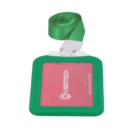 Funda protectora para tarjeta de acceso con bloqueo RFID verde
