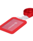 Funda protectora de silicona roja para tarjetas de acceso