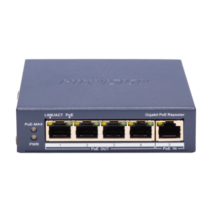 Hikvision Extensor de red PoE para ampliar cobertura de cámaras