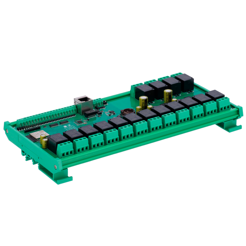 Controlador de relés con WiFi para automatización industrial