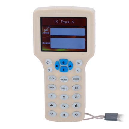 Lector y clonador de tarjetas de acceso RFID portátil