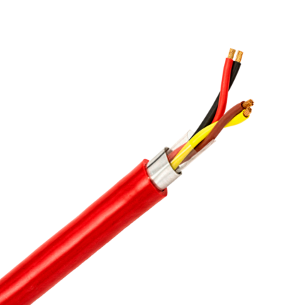 Rollo de cable para instalación de sistemas de alarma contra incendios
