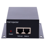 Inyector PoE para alimentar dispositivos de red de alta velocidad 10G