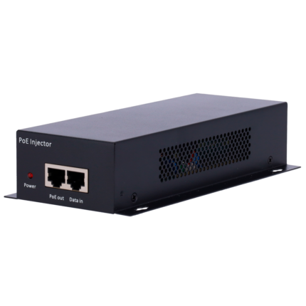 Inyector PoE para alimentar dispositivos de red de alta velocidad 10G