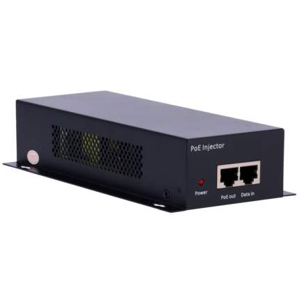 Inyector PoE para alimentar dispositivos de red de alta velocidad 10G