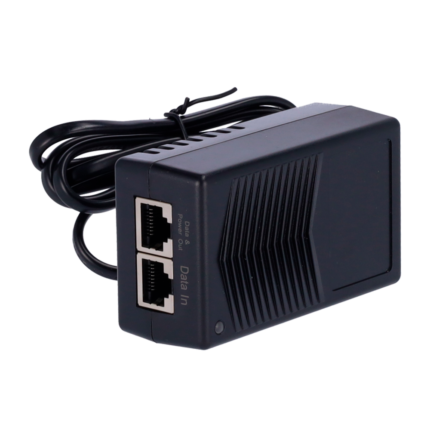 Adaptador para dar corriente a cámaras y dispositivos por cable de red