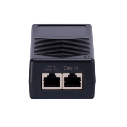 Adaptador para dar corriente a cámaras y dispositivos por cable de red
