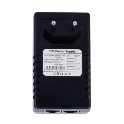 Adaptador de enchufe para dar corriente a dispositivos de red por cable