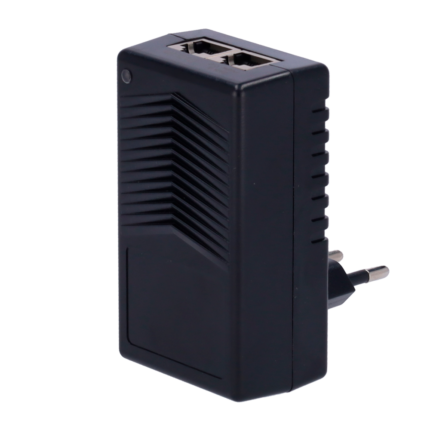 Adaptador de enchufe para dar corriente a dispositivos de red por cable