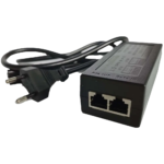 Inyector PoE para dar corriente a dispositivos de red por cable