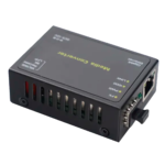 Conversor de red Ethernet a fibra óptica para largas distancias