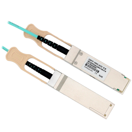 Cable óptico activo para conectar switches a 100Gbps – 5 metros