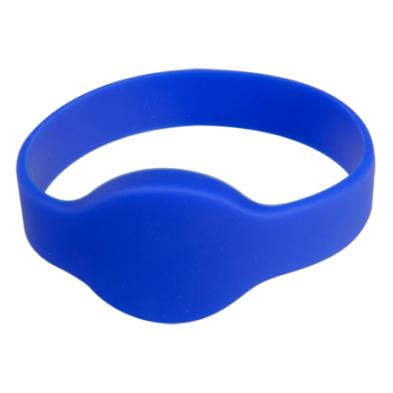 Pulsera de acceso por radiofrecuencia para control de entrada azul