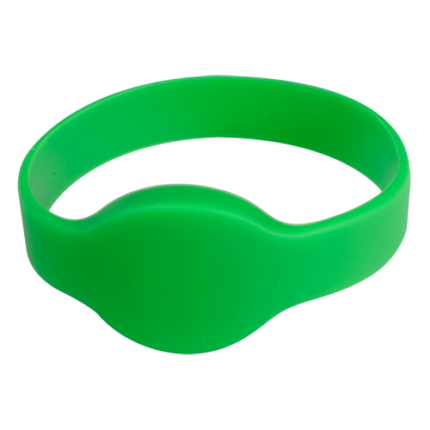 Pulsera de acceso por radiofrecuencia para control de entrada verde