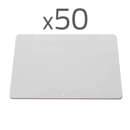 Pack 50 tarjetas de acceso por proximidad para control de entrada