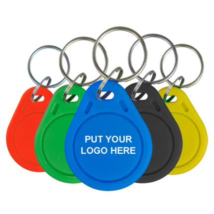 Llavero de acceso personalizable con logo y número ID (RFID-TAG-C100)