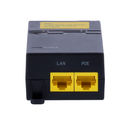 Inyector PoE para alimentar dispositivos de red sin toma de corriente