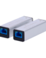 Kit para conectar red de cable a fibra óptica hasta 3 km (par A/B)