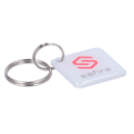 Llavero de acceso por proximidad numerado para control de entrada (SF-TAG-MF-EPOXY-SQ)