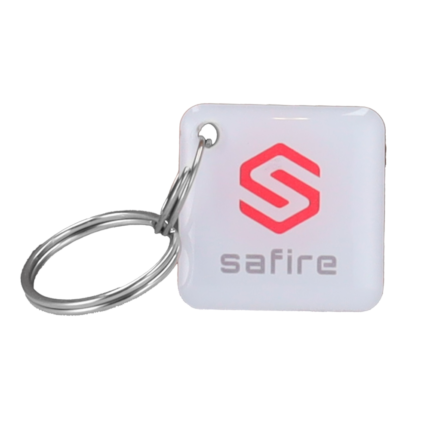 Llavero de acceso por proximidad numerado para control de entrada (SF-TAG-MF-EPOXY-SQ)