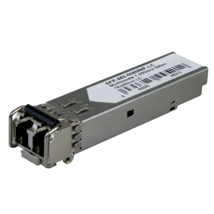 Módulo de fibra óptica para ampliar red Ethernet hasta 550 m