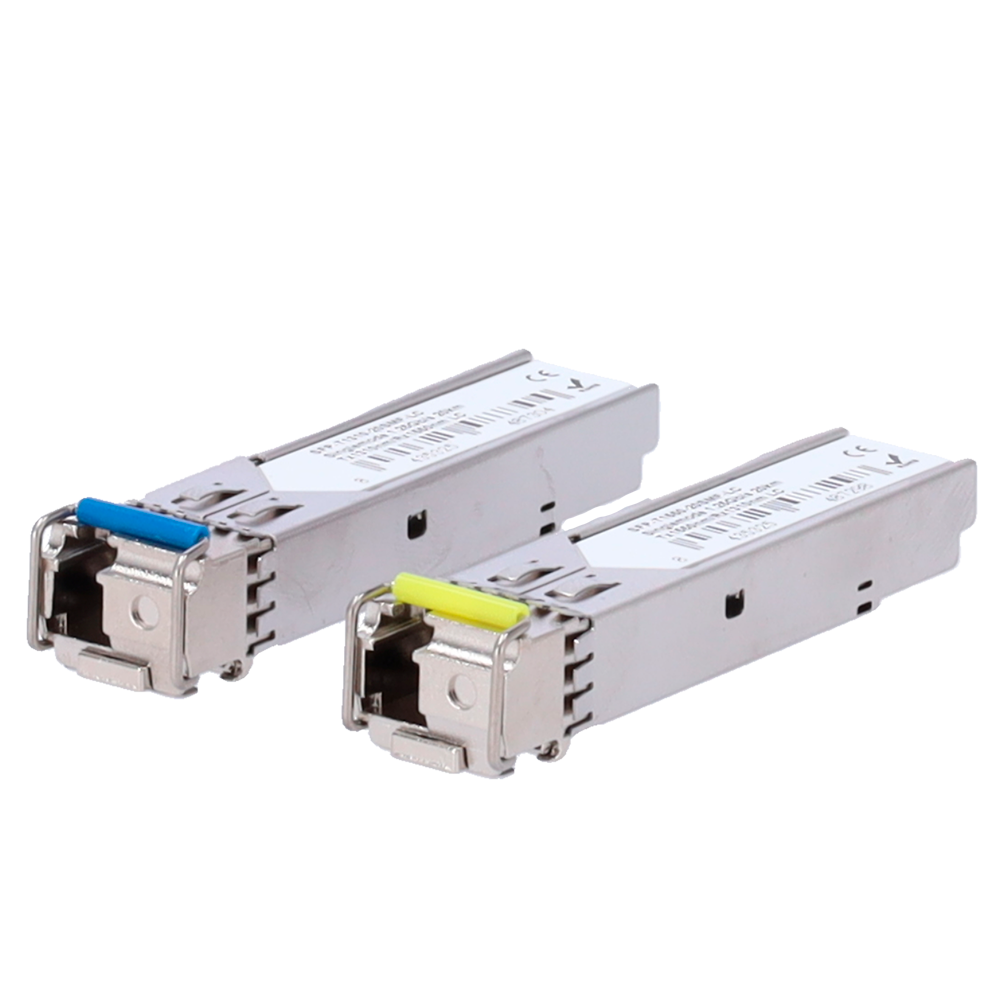 product-910210-24e0de6f97e6c87a7f89cfce875519f6 Kit de módulos para conectar redes por fibra óptica de largo alcance (SFP-TR1513-20SMF-LC)