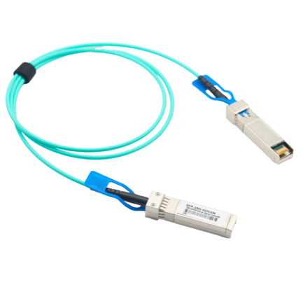 Cable óptico activo para conectar switches en red – 5 metros