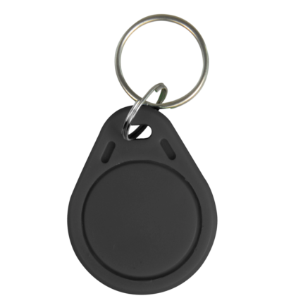 Llavero de acceso por proximidad para control de entrada (TAG-MF-WR-BLACK)