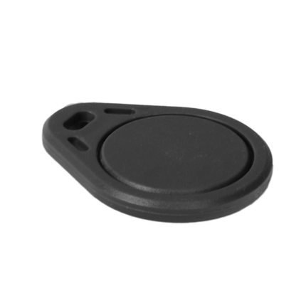 Llavero de acceso por proximidad para control de entrada (TAG-MF-WR-BLACK)