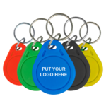 Llavero de acceso personalizable con logo para empresas y negocios (TAG-MF-WR-C100)