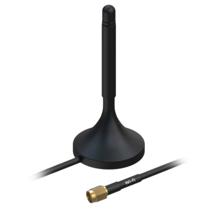 Antena WiFi magnética para router con cable largo de 3 metros