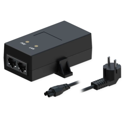 Inyector PoE para alimentar dispositivos de red por cable Ethernet