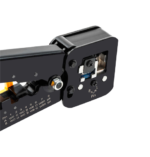 Pinza crimpadora para conectar cables de red RJ45 y teléfono