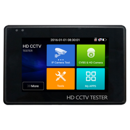Comprobador portátil de cámaras de seguridad con pantalla 4K