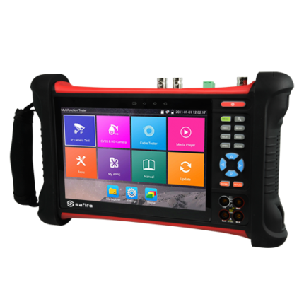 Comprobador portátil de cámaras de seguridad con pantalla 7