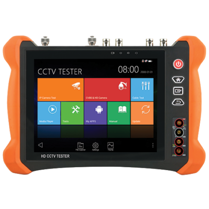 Comprobador portátil de cámaras de seguridad con pantalla 8