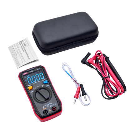 Medidor eléctrico de bolsillo para medir voltaje, temperatura y cables