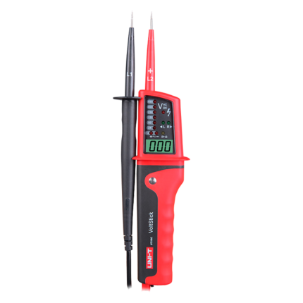 Detector de tensión eléctrica tipo lápiz con pantalla y aviso sonoro