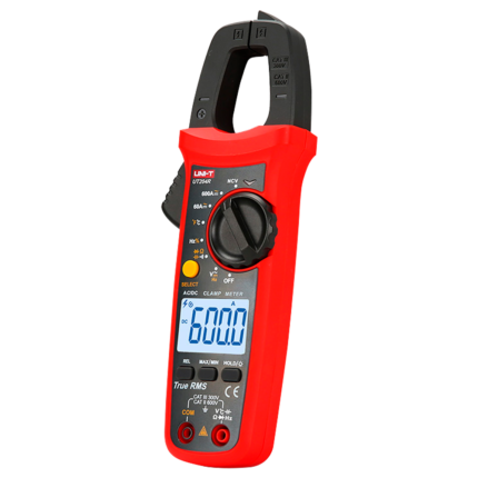 Pinza amperimétrica profesional para medir corriente y voltaje (UT204R)