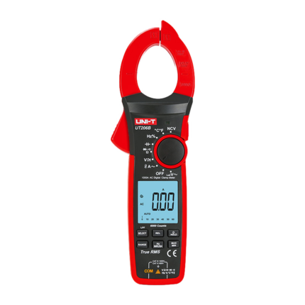 Pinza amperimétrica profesional para medir corriente y voltaje (UT206B)