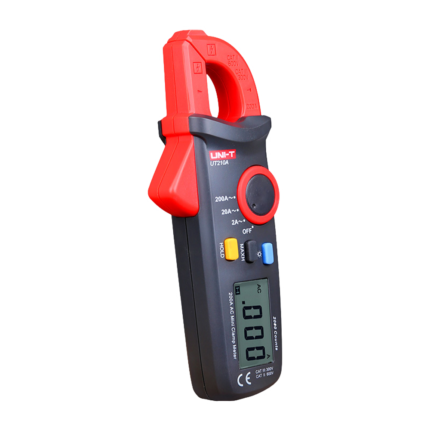 Pinza amperimétrica compacta para medir corriente eléctrica AC (UT210A)