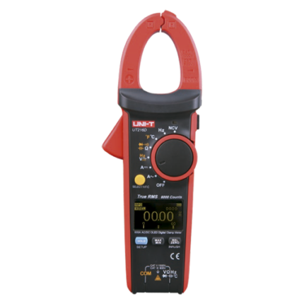 Pinza amperimétrica profesional para medir corriente y voltaje (UT216C)