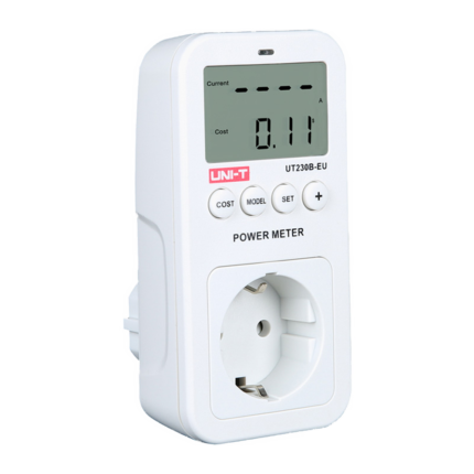 Medidor de consumo eléctrico con cálculo de coste y sensor de CO2