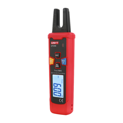 Pinza amperimétrica para medir corriente y voltaje en instalaciones (UT256)