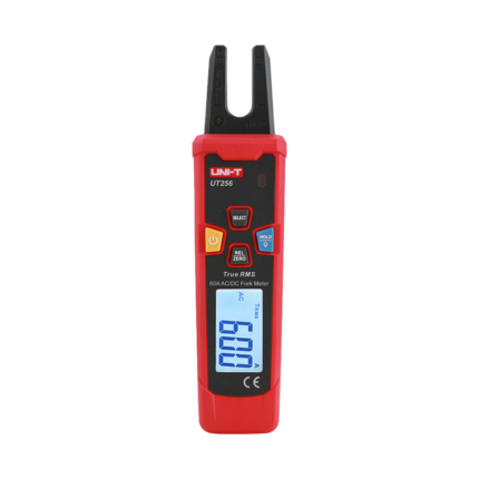 Pinza amperimétrica para medir corriente y voltaje en instalaciones (UT256)