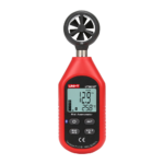 Medidor de viento y temperatura portátil con app y pantalla LCD