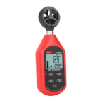 Medidor de viento y temperatura portátil con app y pantalla LCD