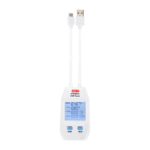 Medidor de voltaje y amperaje para cargadores USB tipo A y C