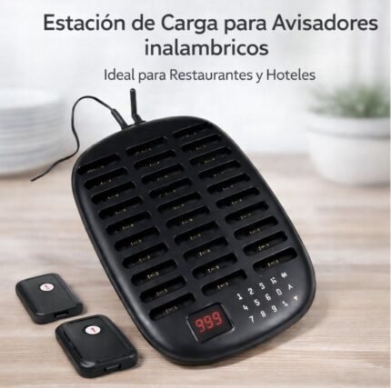 Base de carga para 30 receptores Pavisar con transmisor
